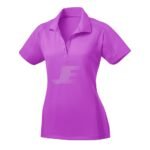 Women Raglan Short Sleeve Interlock Sports Polo Shirt