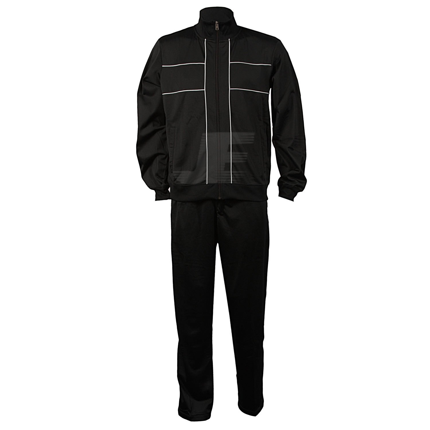 Personalized Logo Jogging Track Suit with Contrast Piping