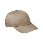 Customized Logo Embroidery & Printing Khaki Cheap Cotton Cap