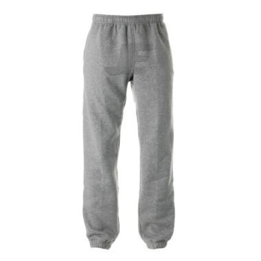 Mens Grey Heavyweight Fleece Jogging Trousers