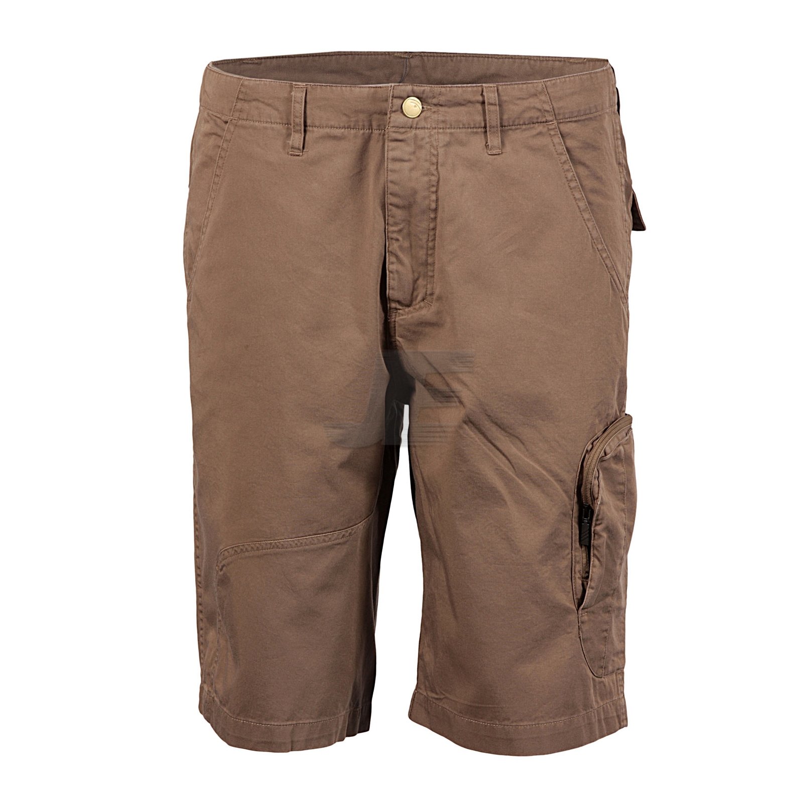 Mens Knee Length Cotton Cargo Shorts