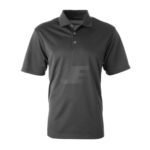 Mens Plain 3 Button Golf Shirt – White