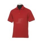 Mens Short Sleeve Trim Collar Golf Shirt