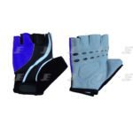 Silicon Print Summer Fingerless Synthetic Leather Cycling Gloves