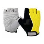 Synthetic Leather Summer Fingerless Cycling Gloves