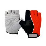 Synthetic Leather Summer Fingerless Cycling Gloves