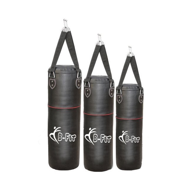 Black Genuine Leather Punching Bag