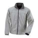 Mens Winter Wear Grey Waterproof Softshell Jacket