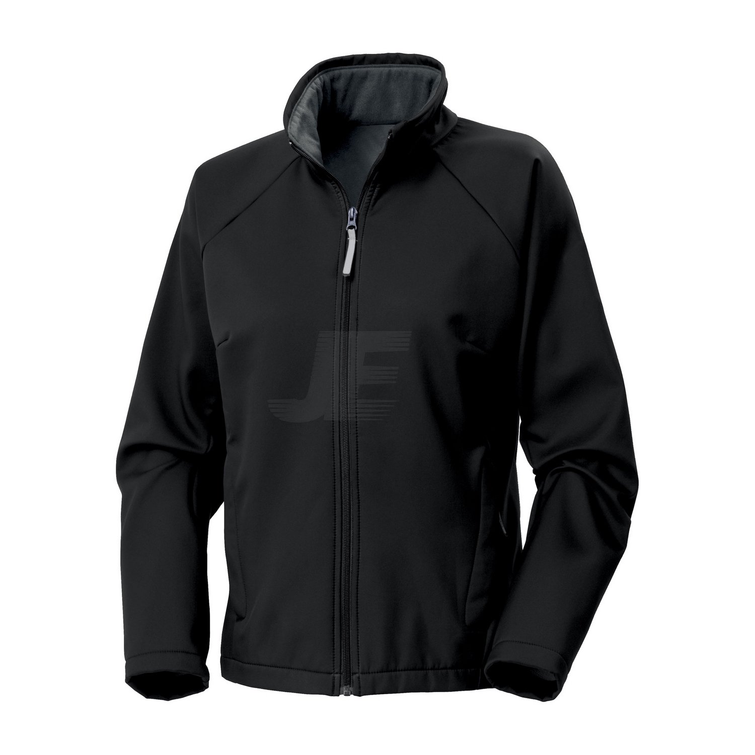 Women Raglan Sleeve Black Waterproof Softshell Jacket