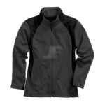 Mens Two Color Black & Blue Winter Softshell Jacket