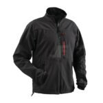 Mens Black Sports Waterproof Softshell Jacket