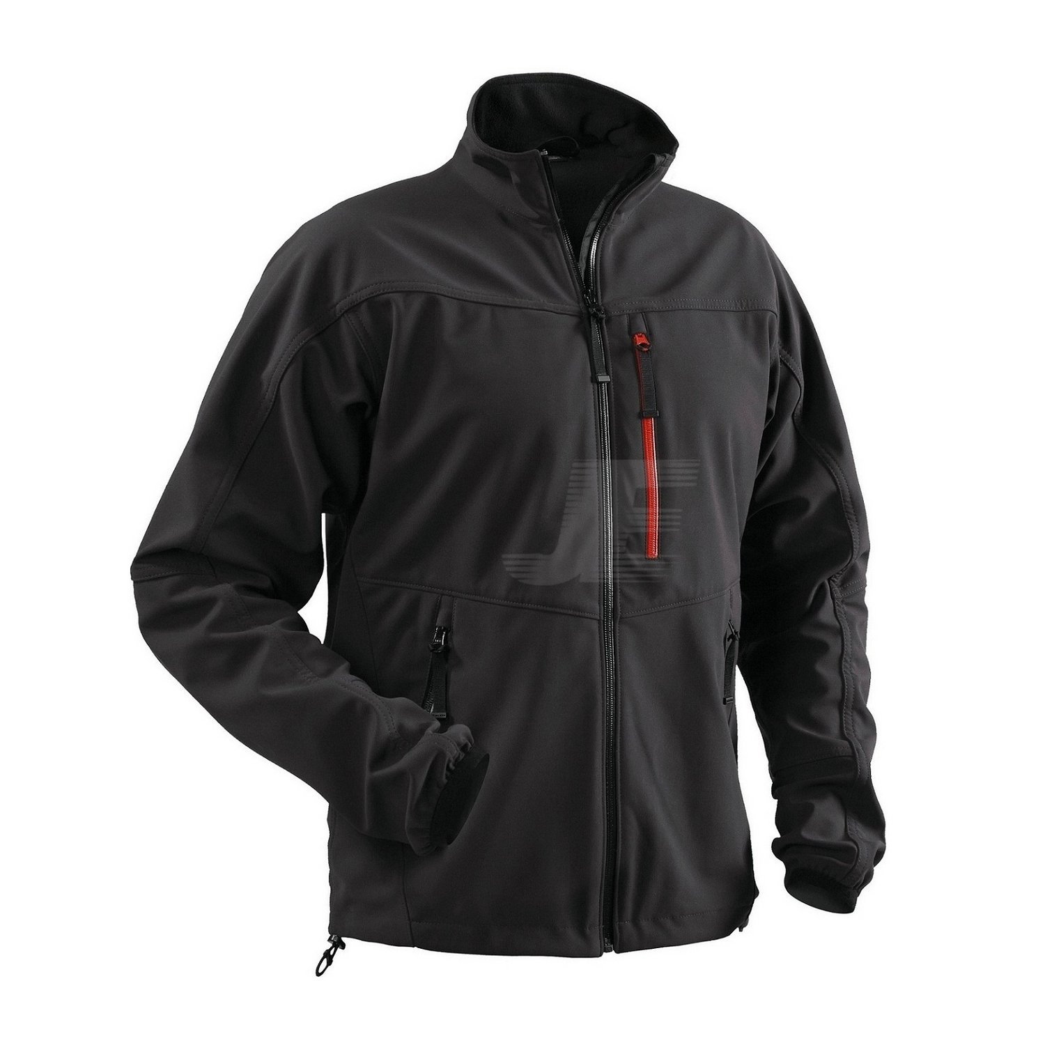 Mens Black Sports Waterproof Softshell Jacket