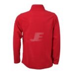 Mens Red 1/4 Zip Fleece Jacket