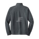 Mens Chest Pocket Full Zip Grey Sports Fleece Jacket