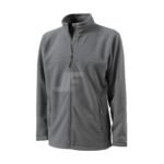 Mens Full Zip Lightweight Navy Fleece Jacket with Zip Pockets