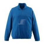 Mens 1/4 Zip Navy Blue Polar Fleece Jacket