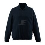 Mens 1/4 Zip Navy Blue Polar Fleece Jacket