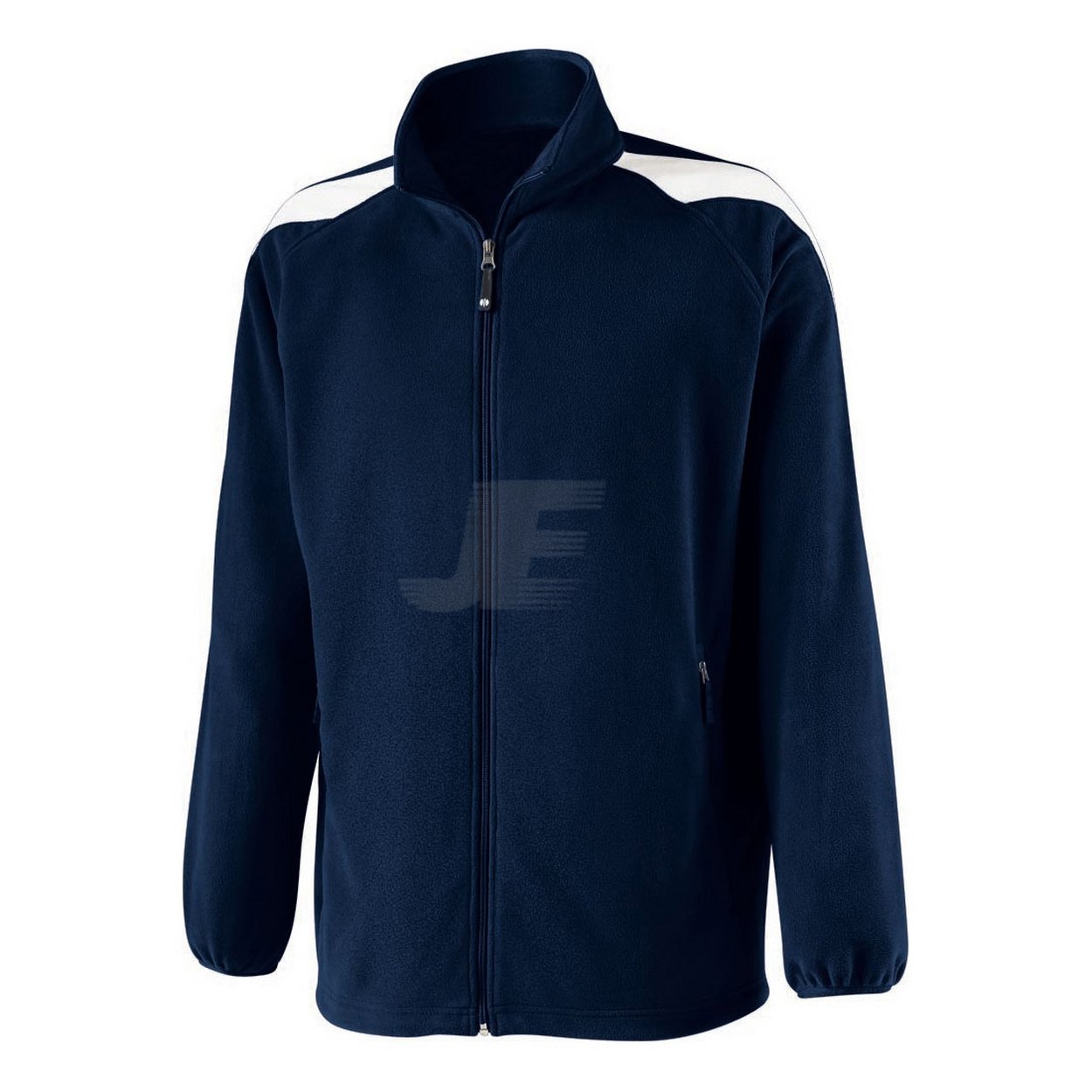 Navy Customized Club & School Logo Fleece Jacket