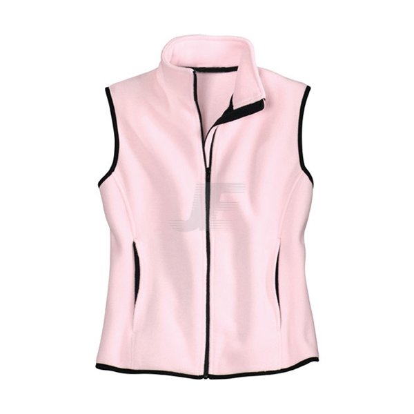 Custom School & College Logo Girls Sleeveless Fleece Vest