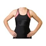 Women Black & Pink Gym Training & Workout Yoga Tank Top