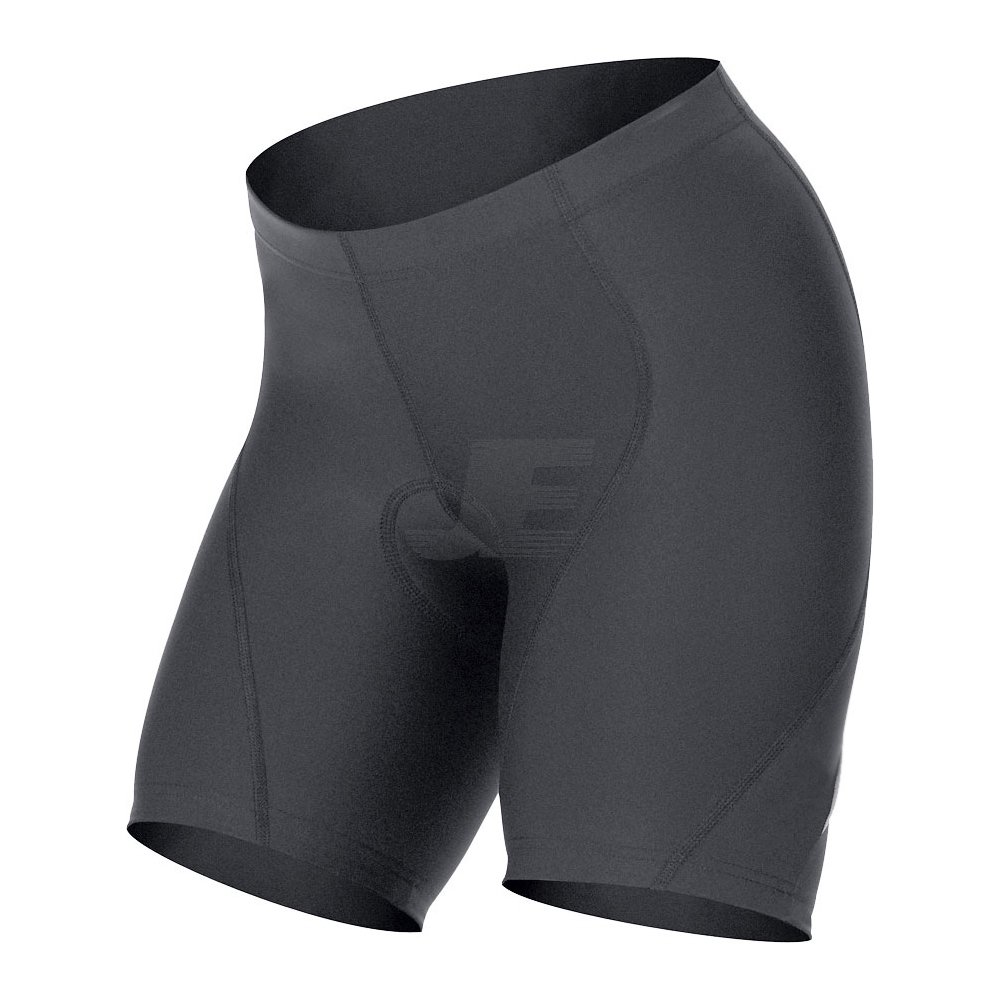 6 Panel Black Chamois Padded Bike Shorts