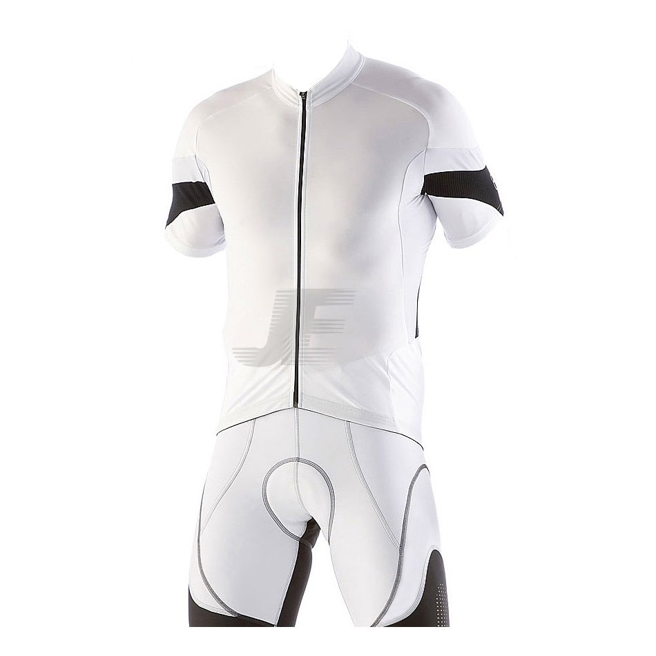 Mens Cycling Wear Jersey & Bib Shorts Set Chamois Padded