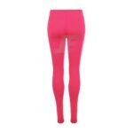 Women Pink 2 Panel Gym Wear & Yoga Workout Leggings