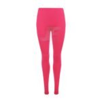 Women Pink 2 Panel Gym Wear & Yoga Workout Leggings