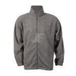 Mens Full Zip Grey Fleece Jacket