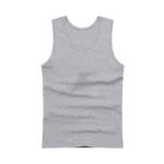 Women Casual & Gym Wear Heather Grey Tank Top