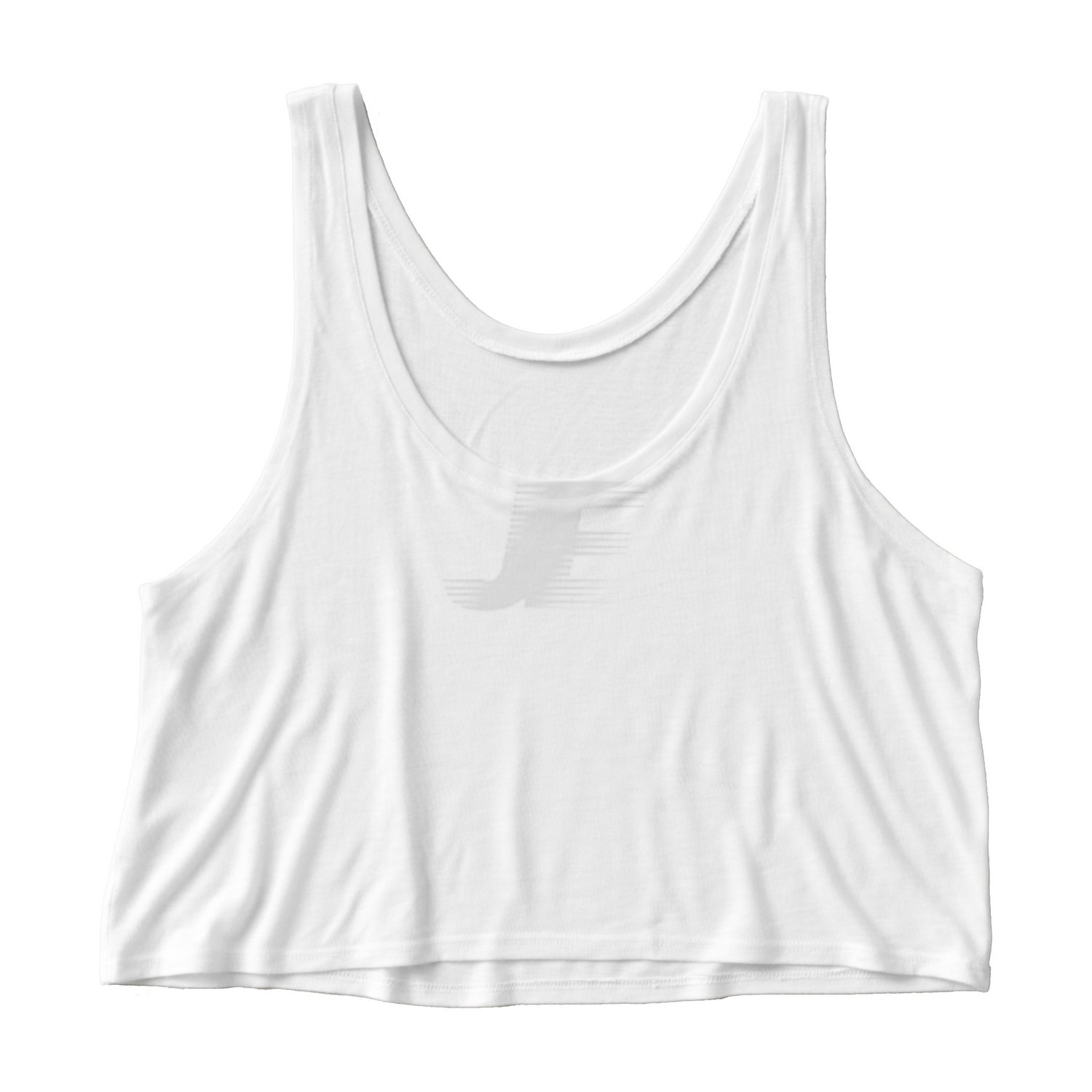 Women Yoga & Gym Training White Crop Top