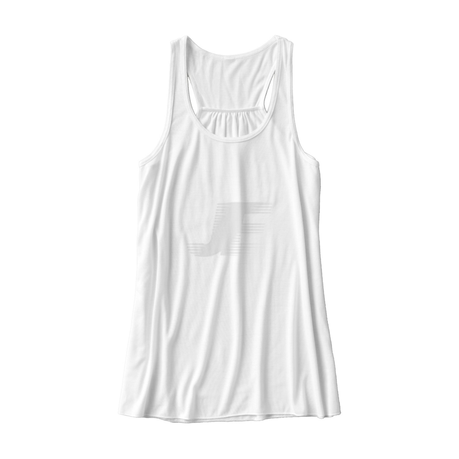 Women Yoga Wear & Gym Training White Racerback Tank Top