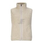 Women Full Zip Sleeveless Sherpa Fleece Vest