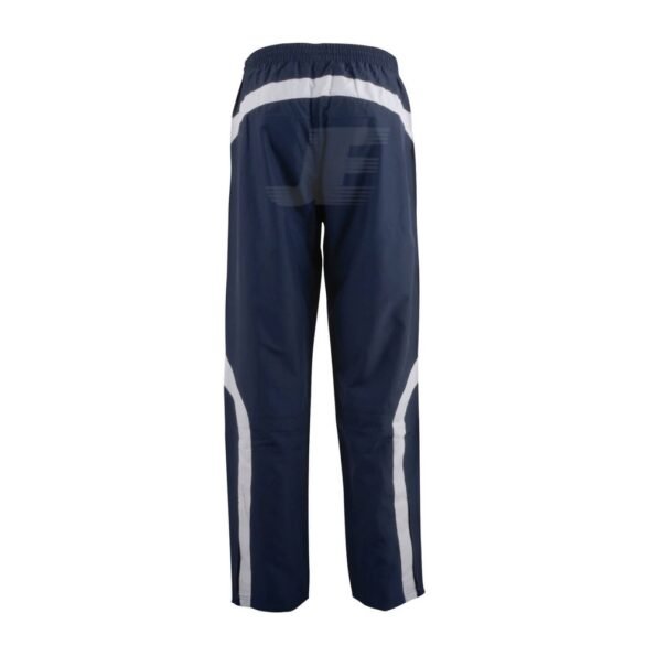 Navy & White 100% Polyester Micro Fabric Jogging Trousers