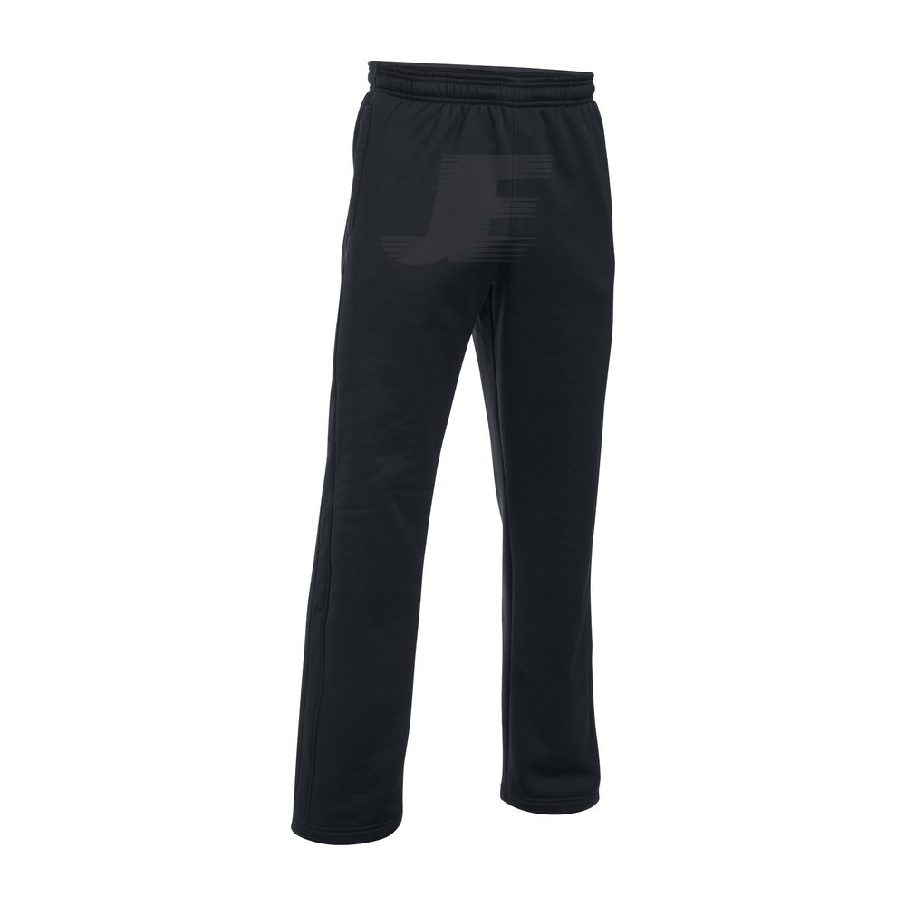 Mens Black Polyester Fleece Trousers