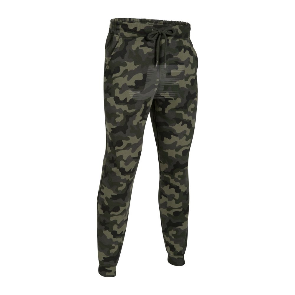 Mens Camouflage Fleece Joggers