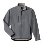 Mens Grey Waterproof Winter Cycling Softshell Jacket