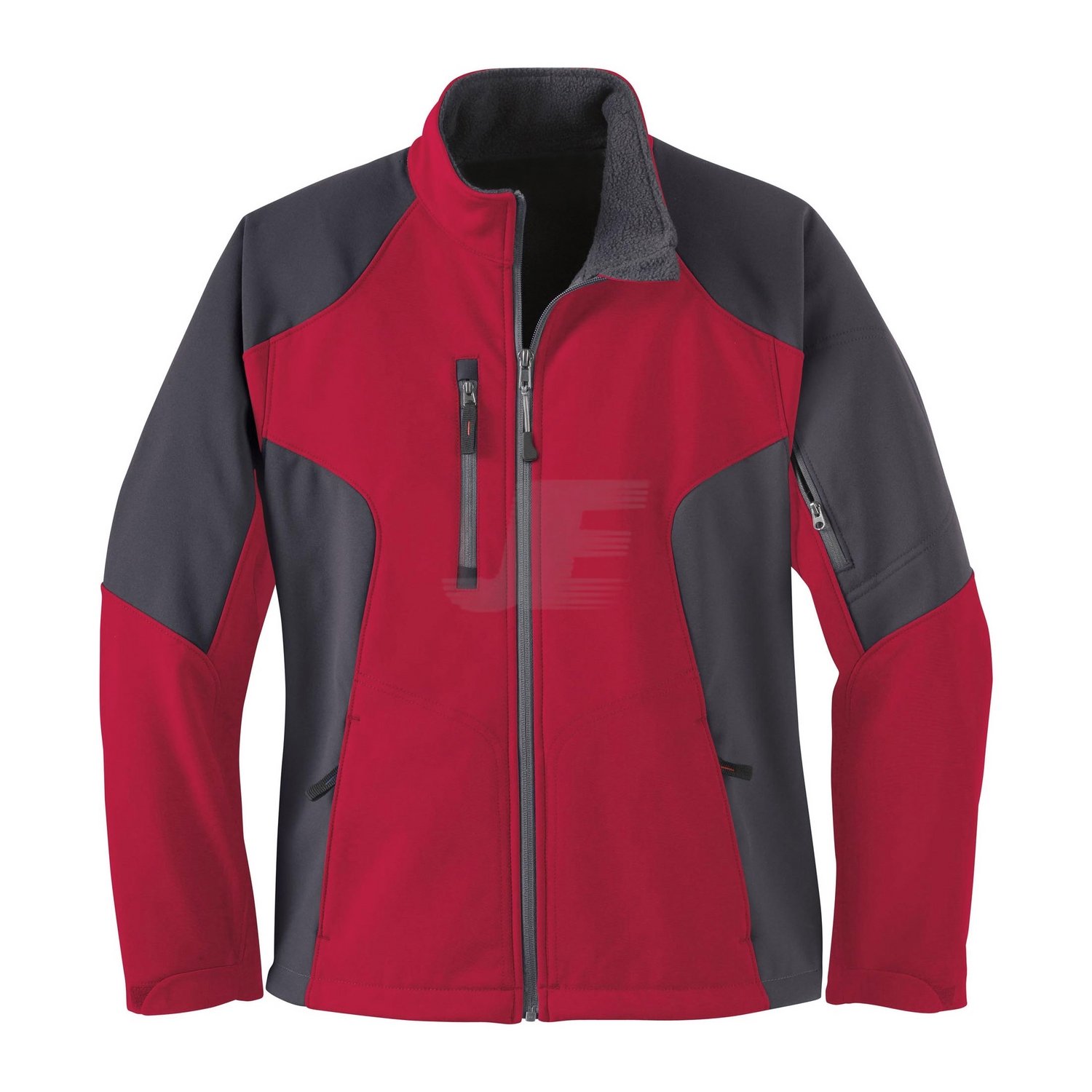 Mens Red Waterproof Winter Softshell Jacket