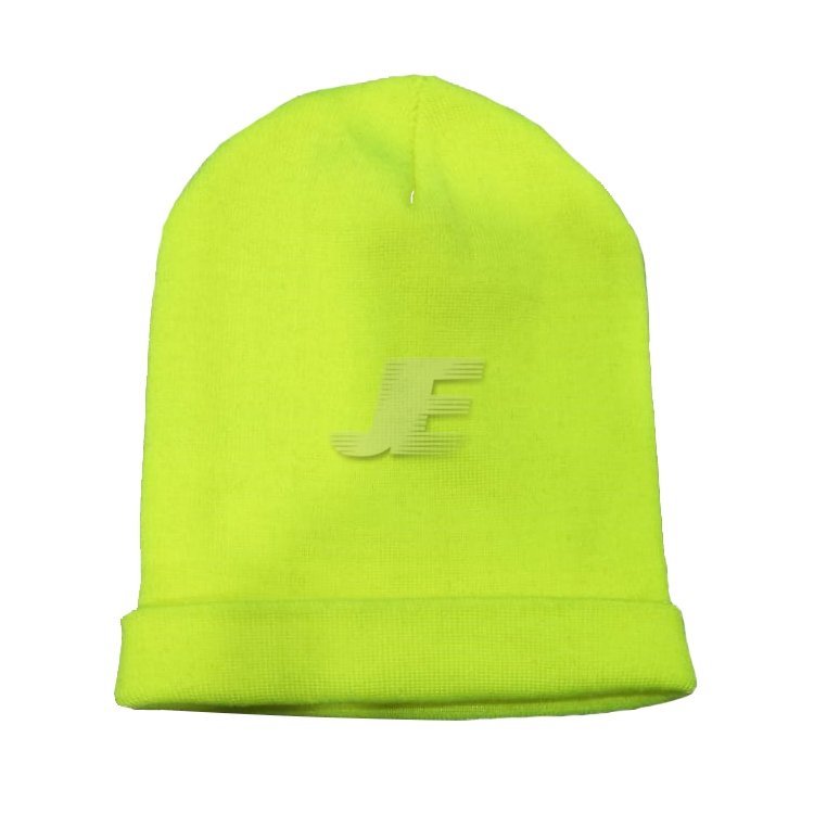 Workwear Fluorescent Knit Acrylic Hi Vis Winter Beanie