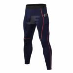 Mens Mobile Pocket Gym Workout Compression Leggings