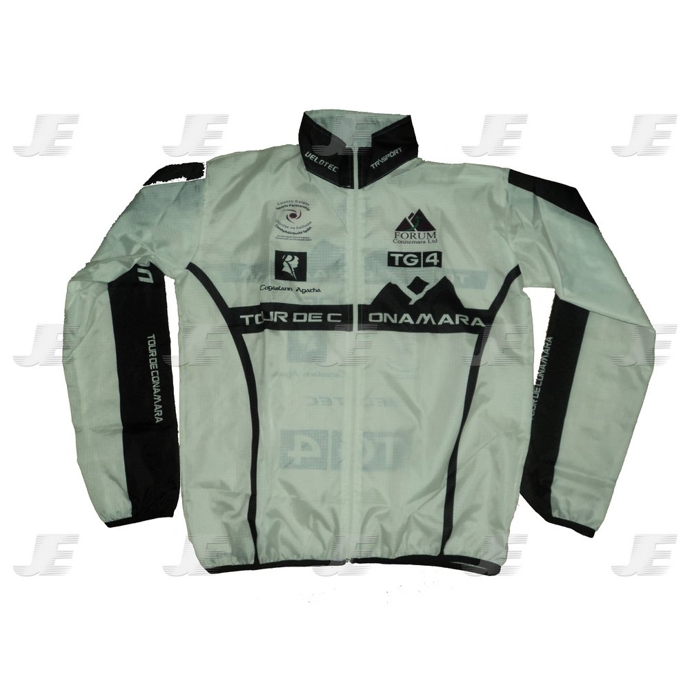 Water Resistance Custom Design Sublimation Printed Rain Jacket