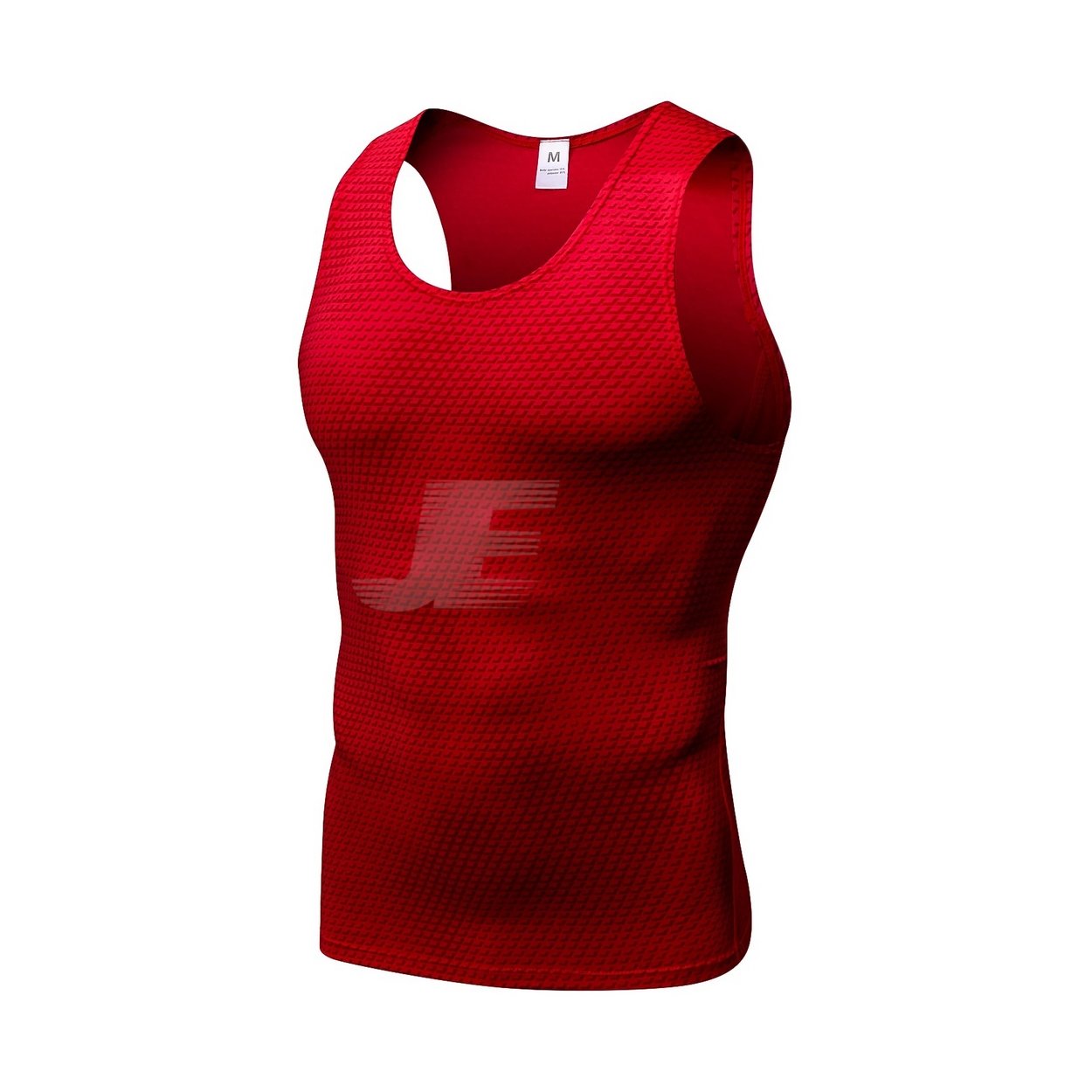 Mens Gym Workout Sublimation Printed Compression Tank Top