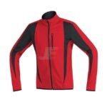 Mens Winter Chest Pocket Windproof Softshell Cycling Jacket