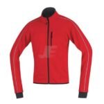 Mens Chest Pocket Softshell Cycle Jacket With Reflective Pipping