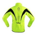 Chest Pocket Yellow Fluorescent Softshell Hi Vis Cycling Jacket