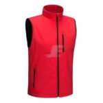 Mens Sleeveless Windproof Softshell Cycling Jacket With Pockets