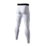 Mens Front Mesh Breathable Gym Workout Compression Leggings