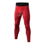 Mens Front Mesh Breathable Gym Workout Compression Leggings