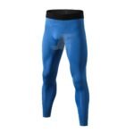 Mens Front Mesh Breathable Gym Workout Compression Leggings