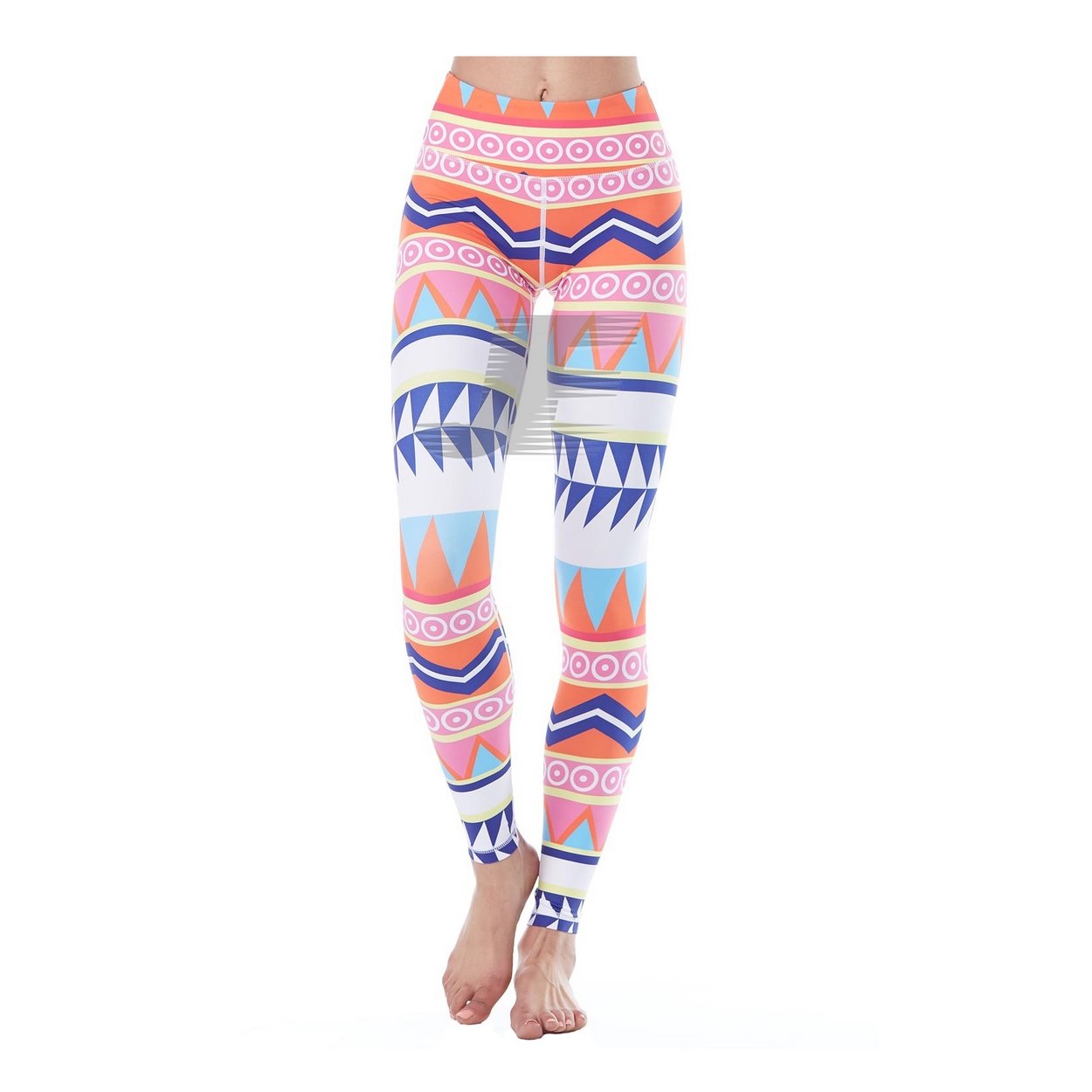 Women Sublimation Printed High Waist Yoga Workout Leggings